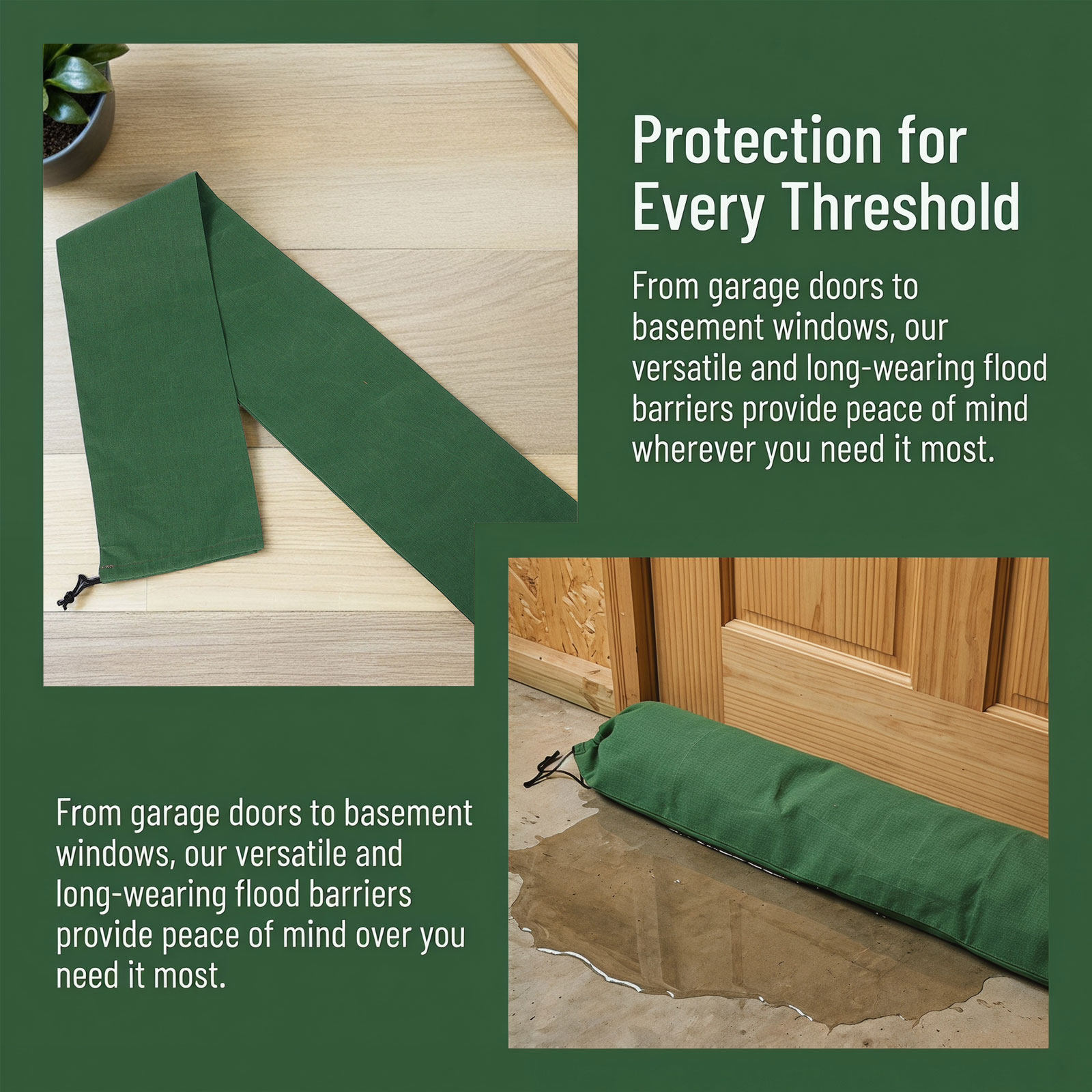 3Pcs Reusable Flood Barrier Sa - Flood Barrier Bag recension och pris