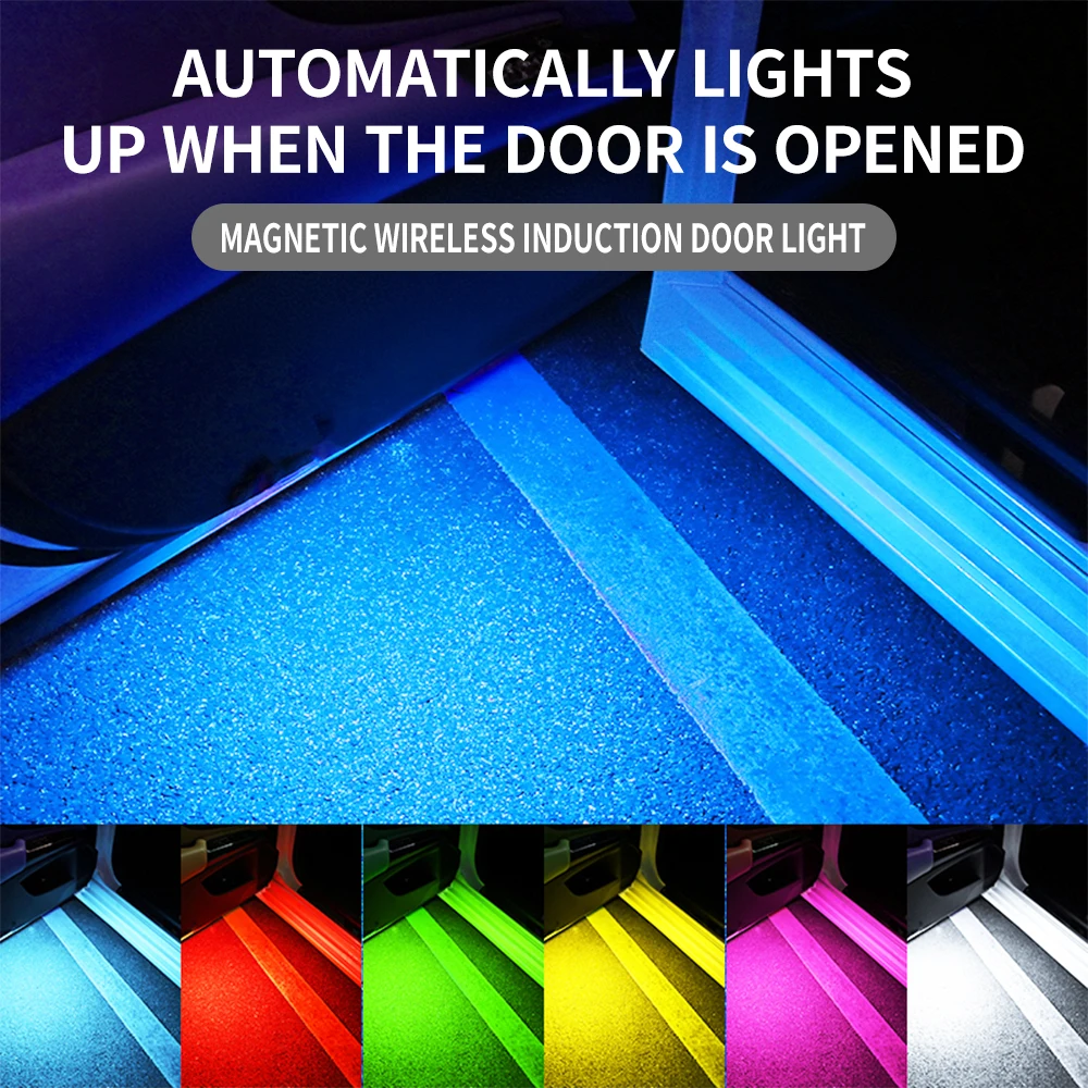 1/2PCS Car Door Lights LED Wel - Emergency Exit Sign recension och pris
